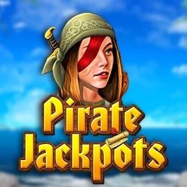 Pirate Jackpots online game logo by Belatra Games on ala-wins.com