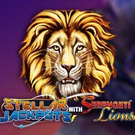 Stellar Jackpots with Serengeti Lions logo by Lightning Box Game at AlaWin Casino